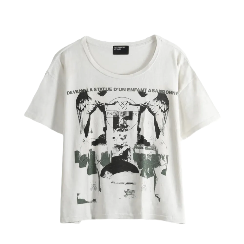 Nun Kicks Baby Graphic-Print T-Shirt
